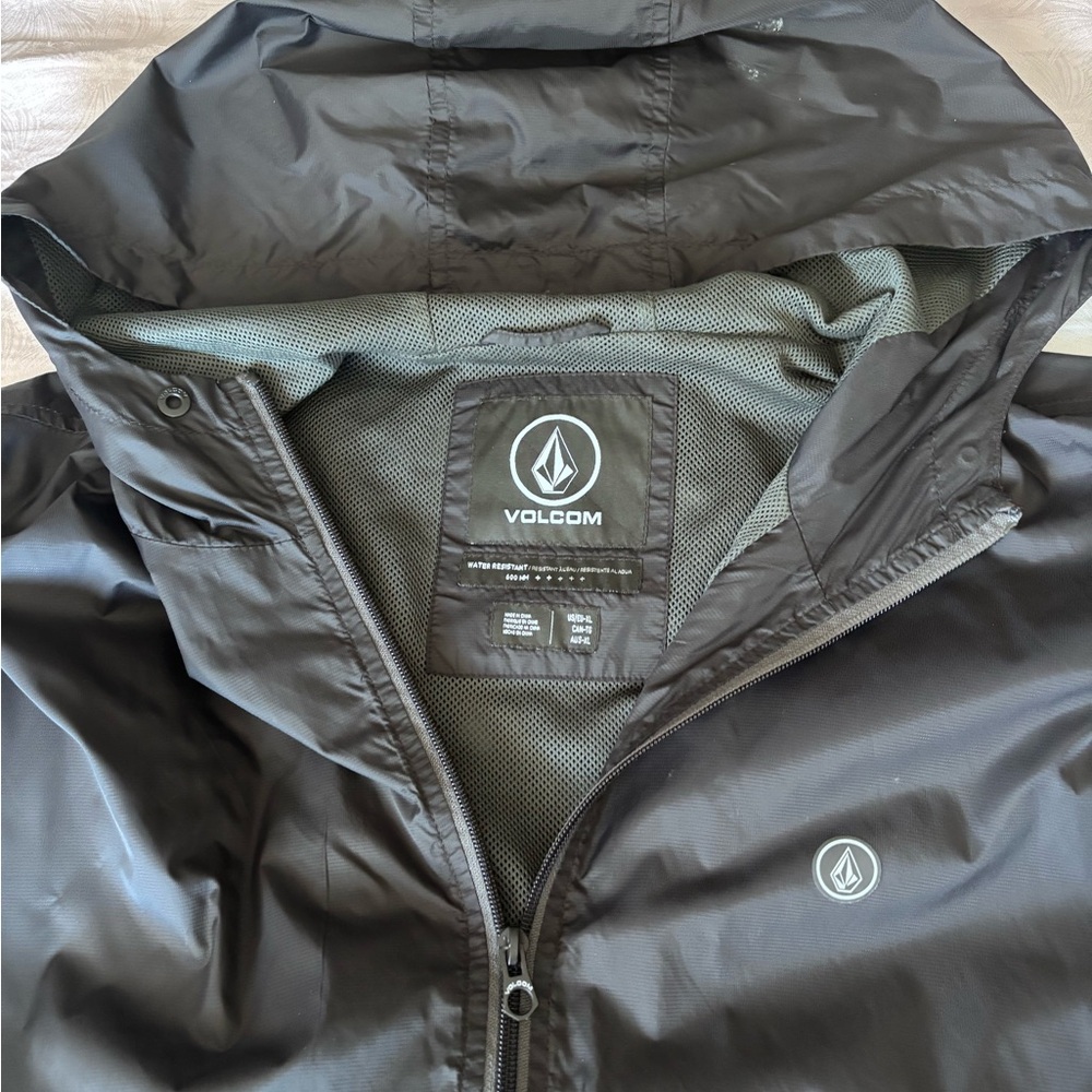Volcom Men's Black Hooded Jacket